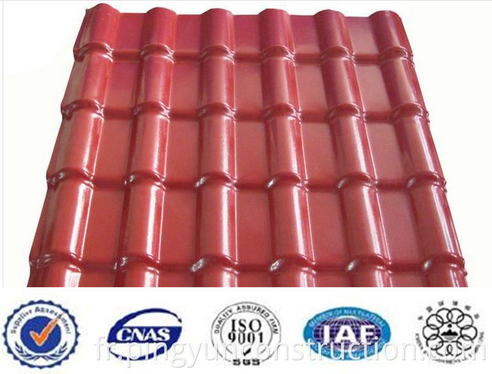 Plastic Spanish Roof Tile